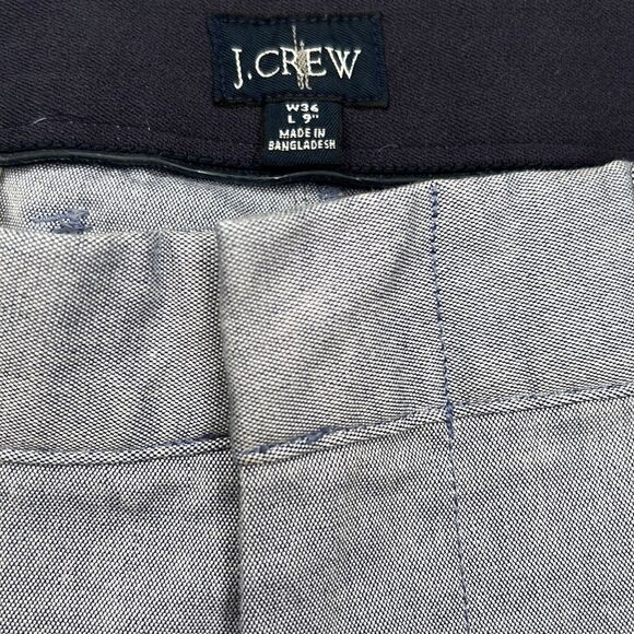 J. Crew Tech Oxford Shorts in Sky blue NWT size 36/9 - Picture 9 of 16